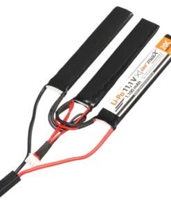 airmaX Airsoft LiPo Akku 11.1V 1100mAh 20 / 40C Small Tri-Panel Type m. Mini-Tam Anschluss