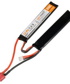 airmaX Airsoft LiPo Akku 7.4V 1100mAh 20 / 40C Small Two-Panel Type m. Deans Anschluss