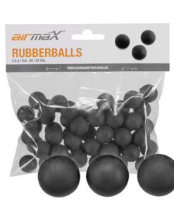 airmaX Rubberballs Kaliber .68 schwarz 50 Stück