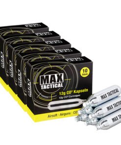 Max Tactical CO2-Kapseln 50 Stück je 12g
